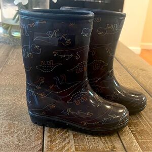 Carters Kids Dinosaur Print Rain Boots-Size 7